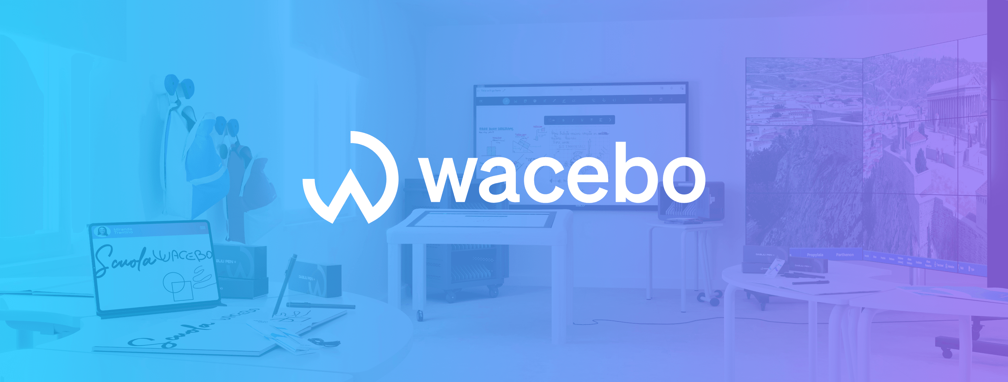 We are <span>Wacebo</span> .<br />
Pioneers from the<br />
very beginning.